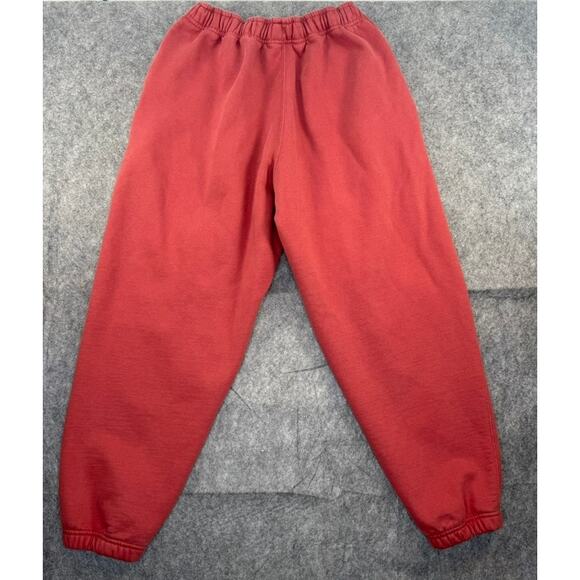 Nike Set Solo Swoosh Fleece Sweatshirt Sweatpants Canyon Rust Large - Picture 5 of 8